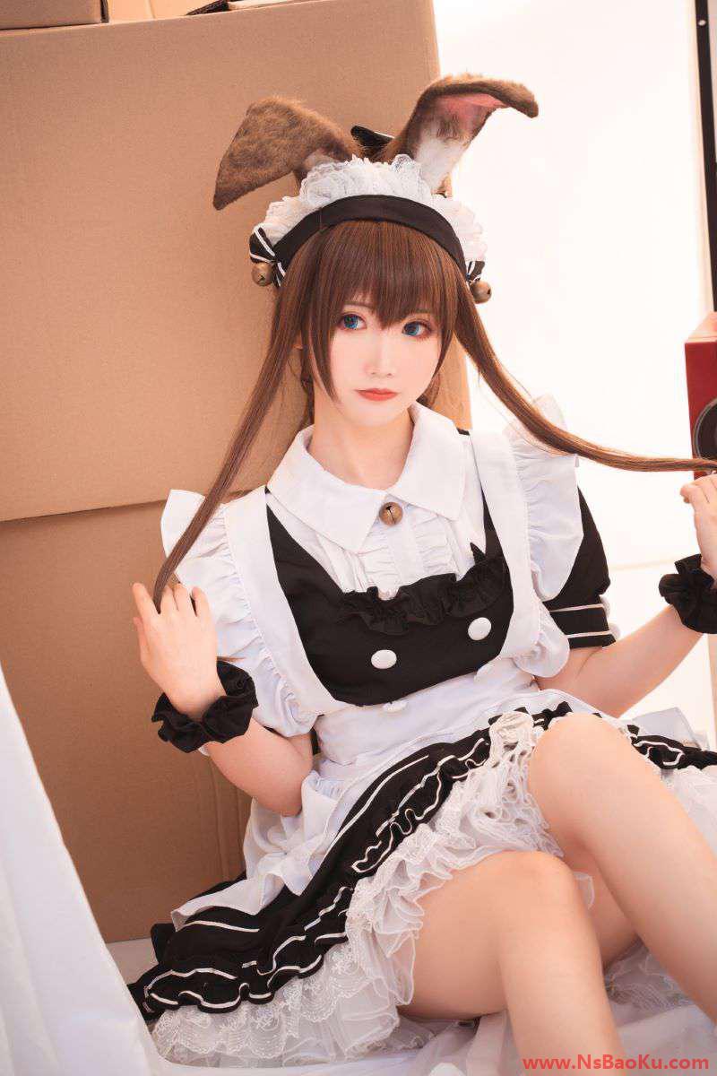 图片[3]-人气动漫Coser@面饼仙儿 阿米驴女仆 [23P/209MB]-男士宝库