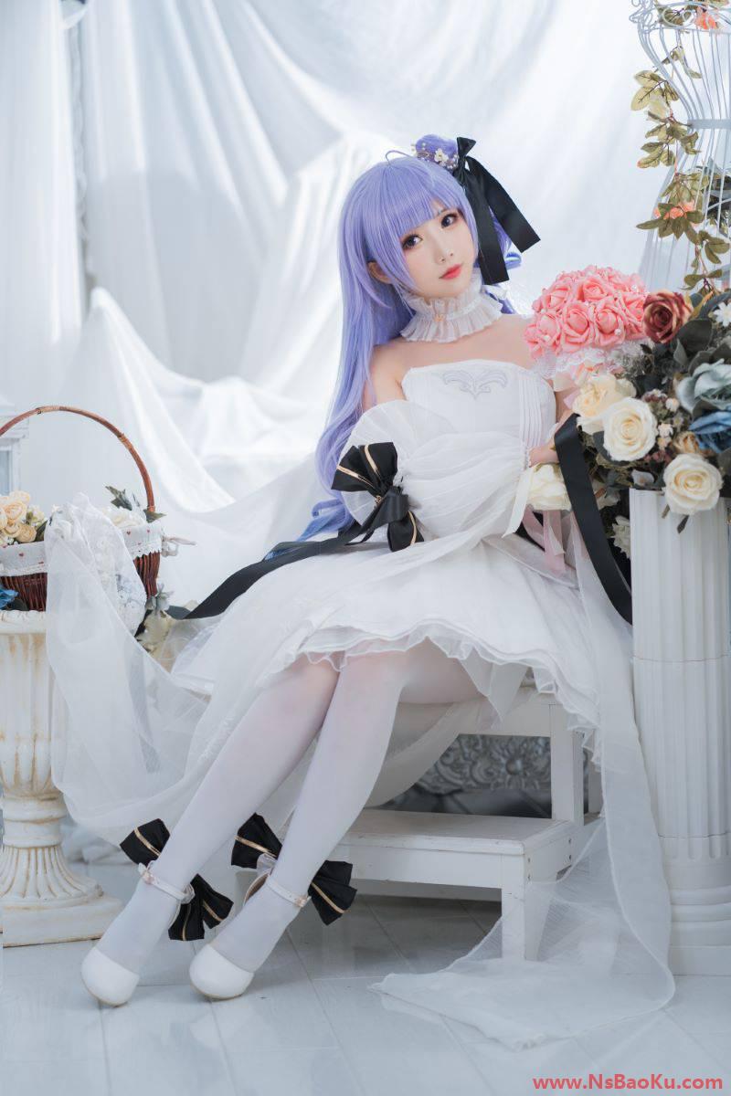 人气动漫Coser@面饼仙儿 独角兽婚纱 [14P/129MB]-男士宝库