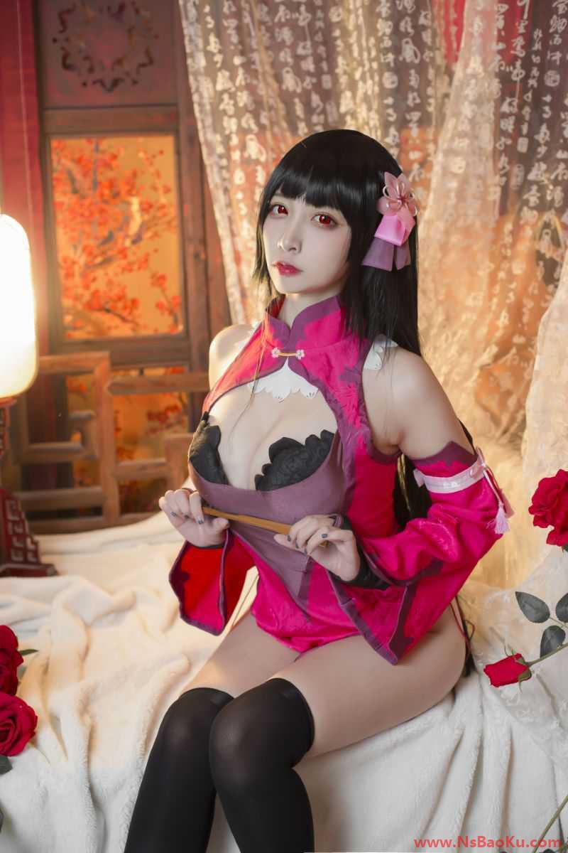 图片[3]-人气动漫博主@二佐Nisa 梦子旗袍 [28P/89MB]-男士宝库