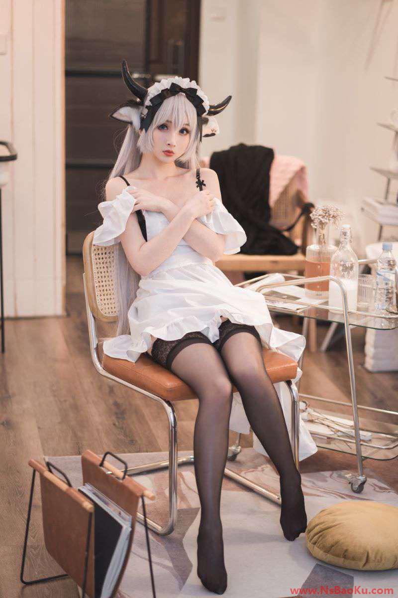 知名动漫Coser@rioko凉凉子 贴心的牛奶女仆 [45P/465MB]-男士宝库