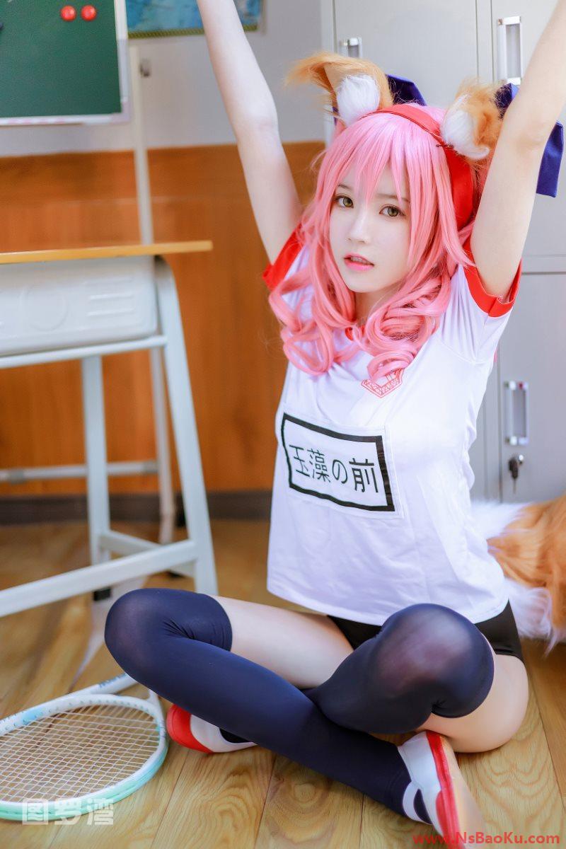 图片[4]-人气Coser@桜桃喵 玉藻前体操服 [31P/571MB]-男士宝库